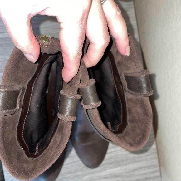 Nine West size 8 heeled leather boots - Picture 2 of 8